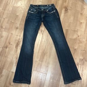 Miss Me Jeans, Womens, Signature Boot Rhinestone, Size 26